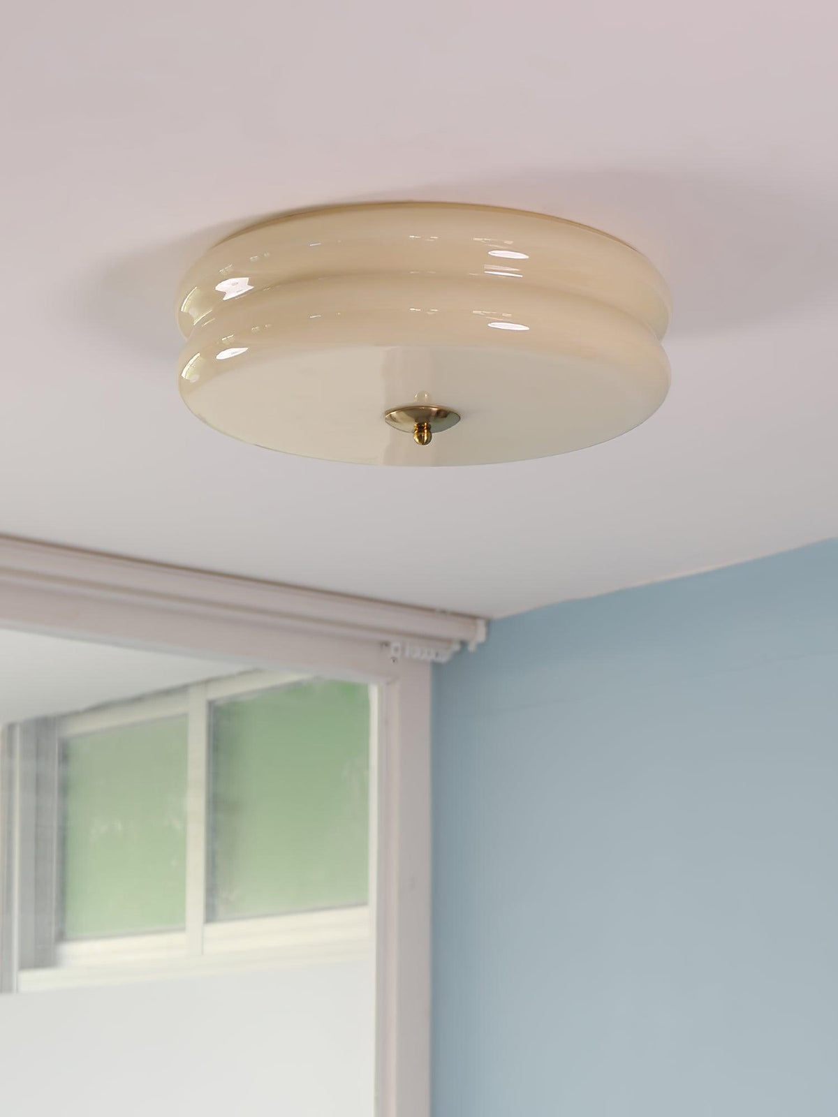 Eirinine Deckenleuchte Art Deco Vintage Glas