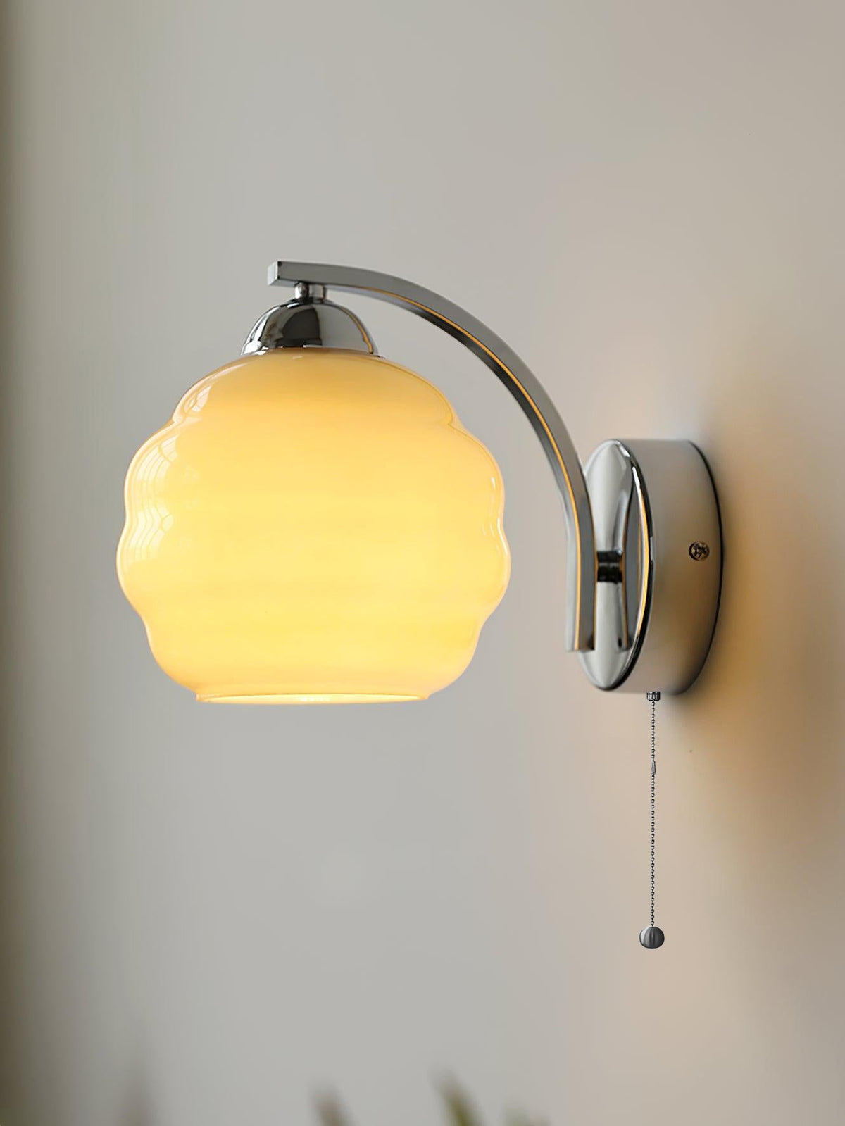 Jasenor Beauty Premium zeitgenössische Kunstglas-Wandleuchte