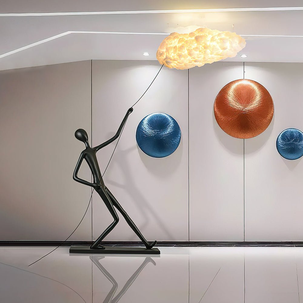 Cildes Baumwolle Sculpture Lamp
