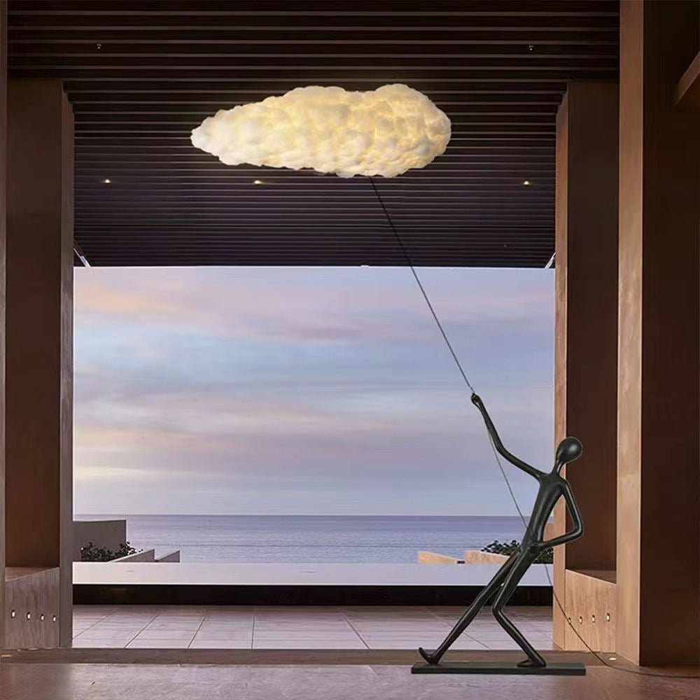 Cildes Baumwolle Sculpture Lamp