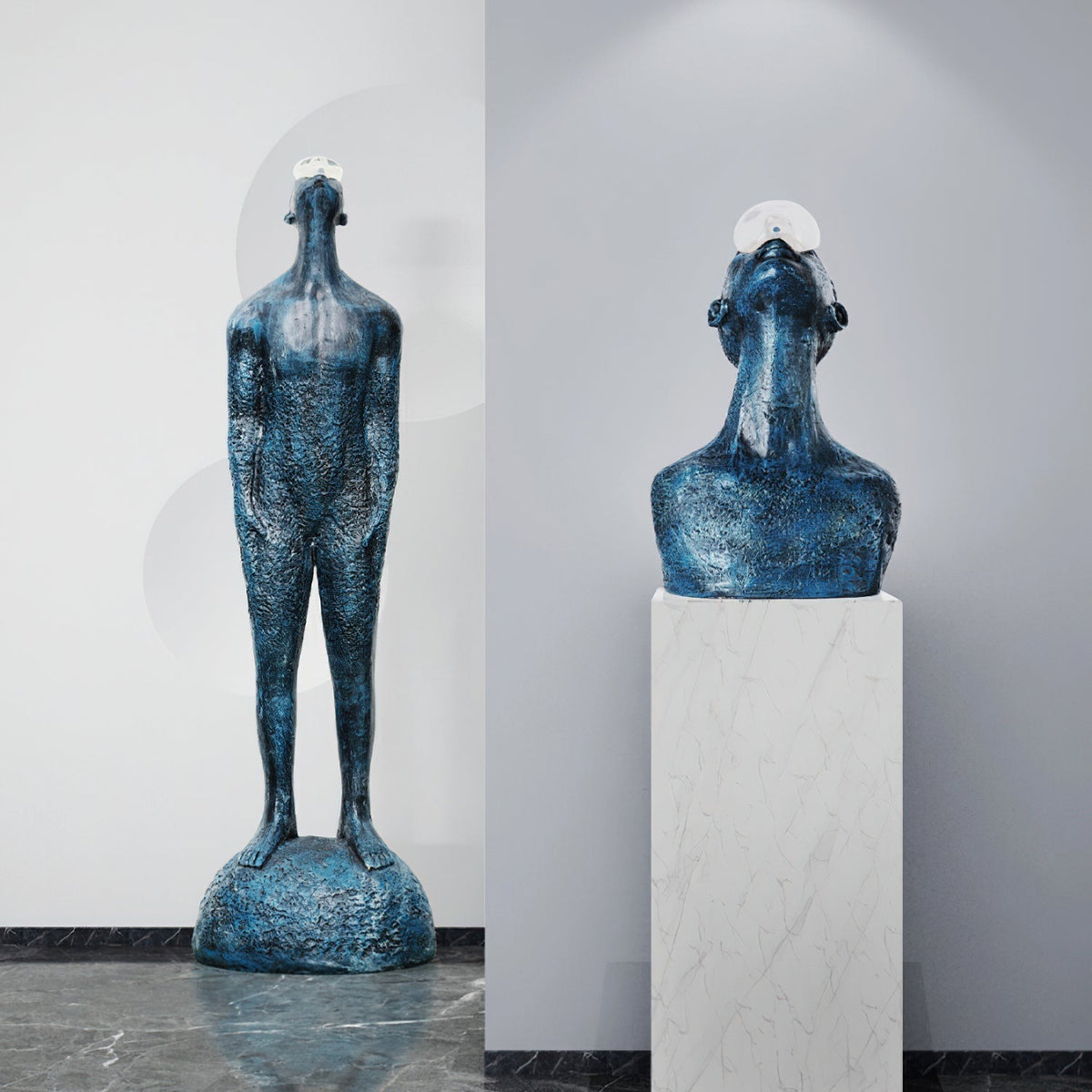 Bolt Guardian-Skulptur-Tischdekoration