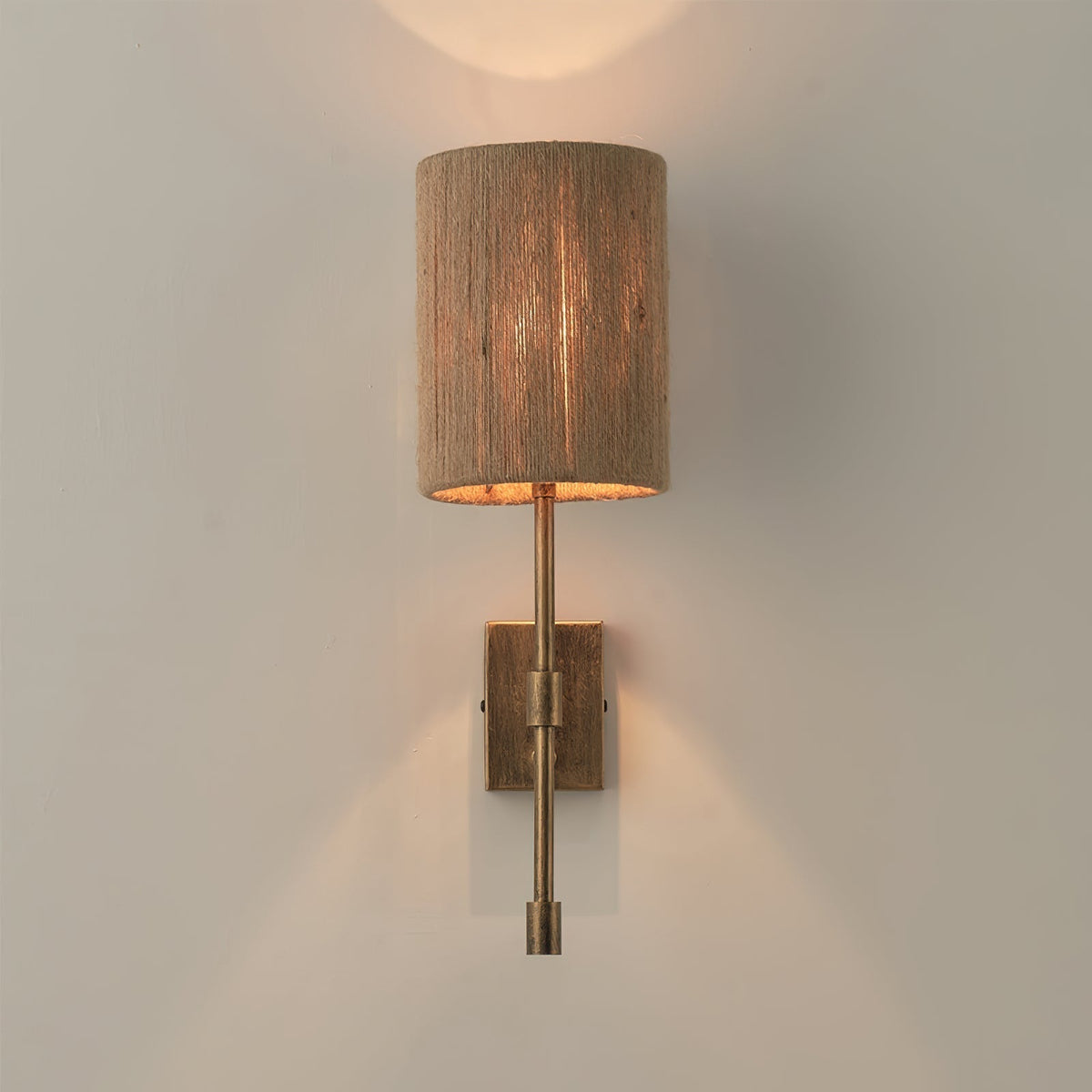 Eirikuvyo moderne minimalistische Metall-Stoff-Wandleuchte