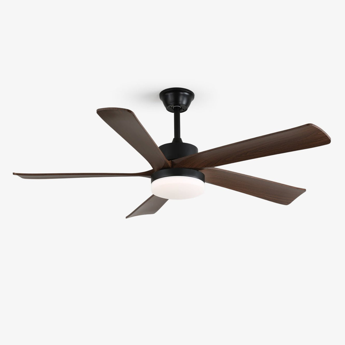 Eryndor Moderner Deckenventilator mit Beleuchtung aus Holz