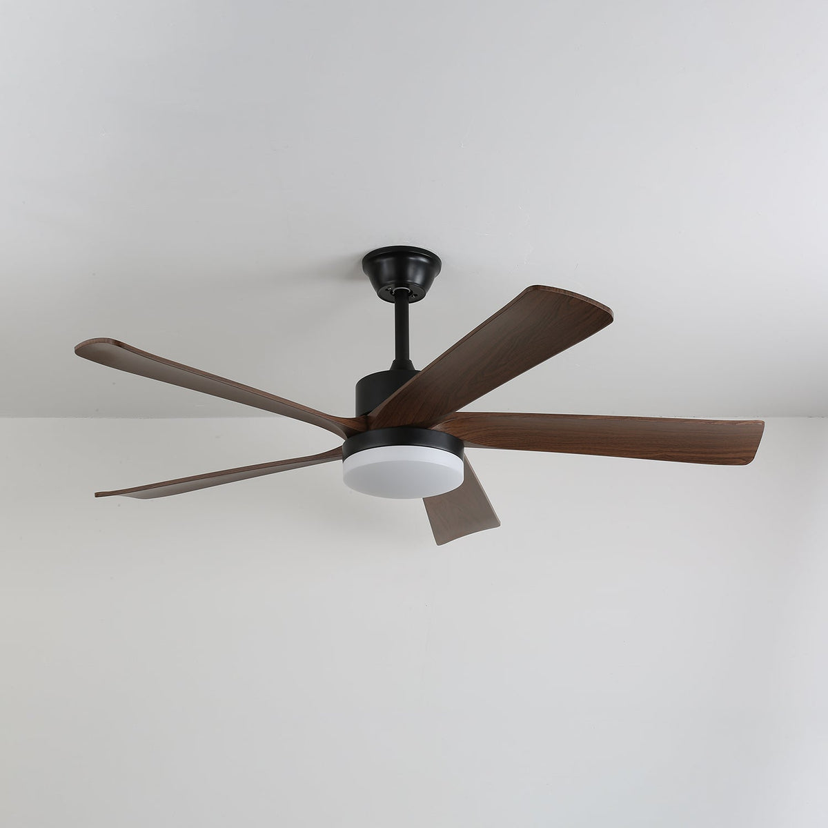 Eryndor Moderner Deckenventilator mit Beleuchtung aus Holz