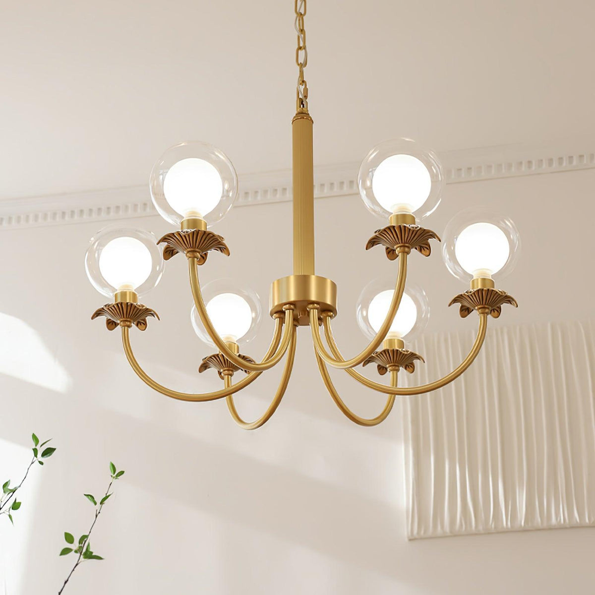 Crown Kronleuchter Classic Glas