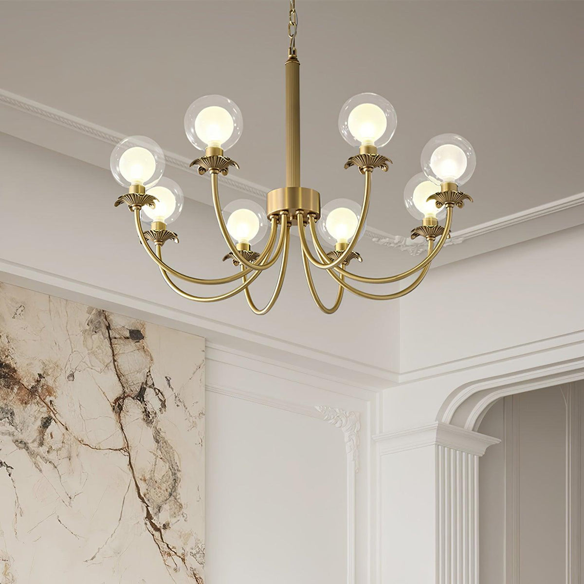 Crown Kronleuchter Classic Glas