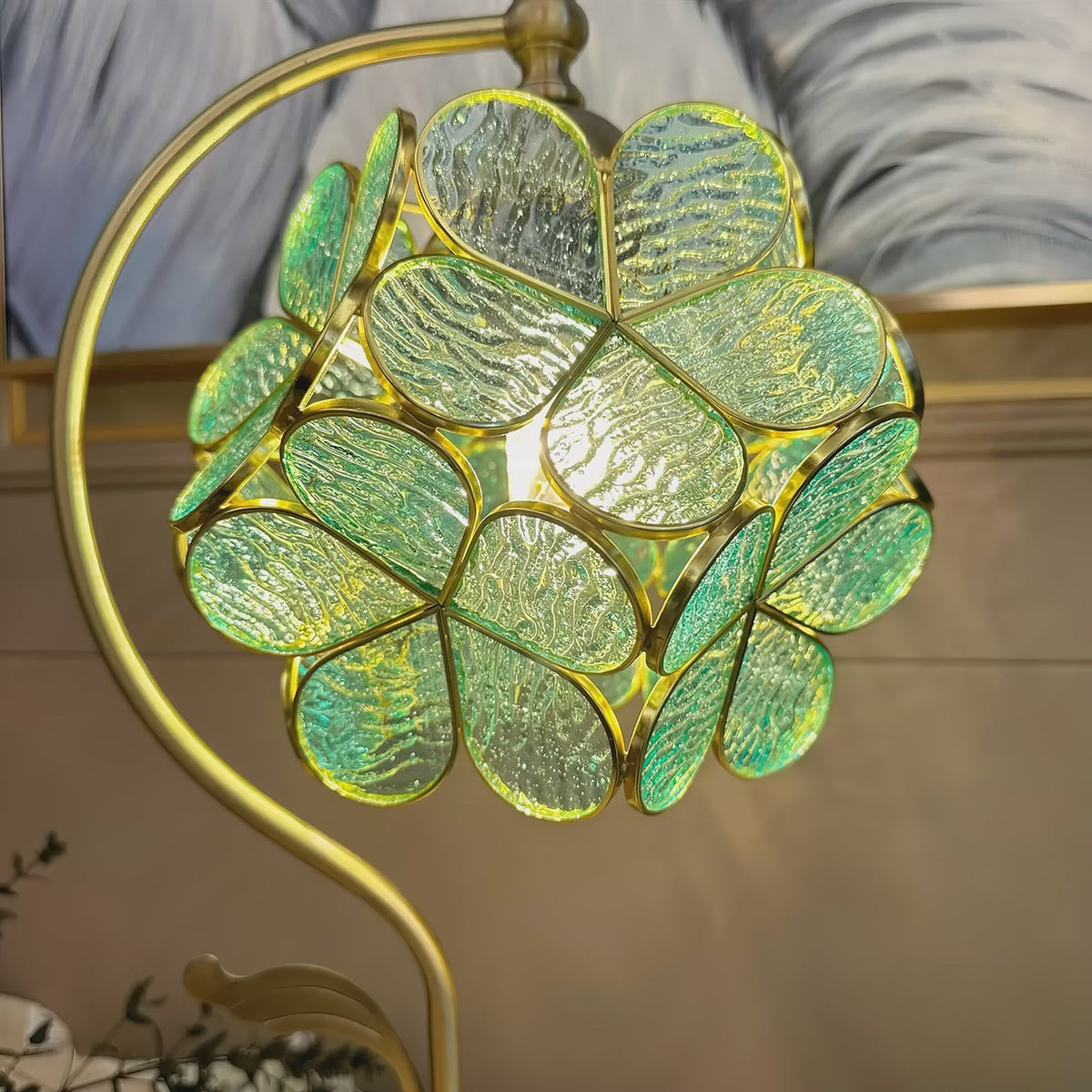 Evenq Tischlampe Aurelia Leaf