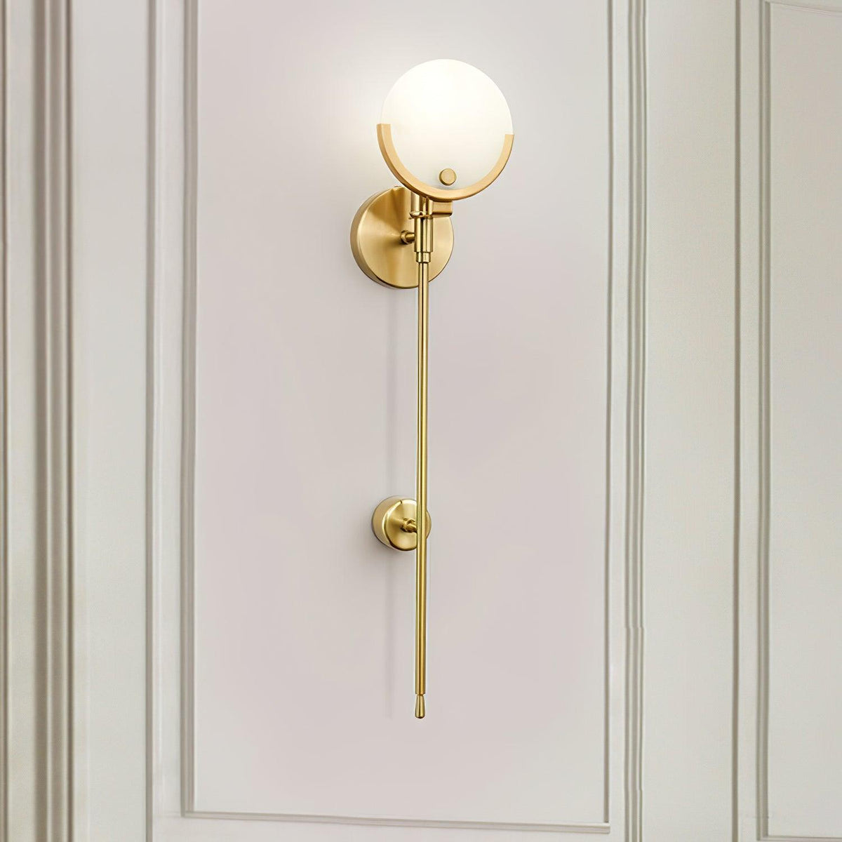 Aminex Kugel aus Alabaster Wandleuchte