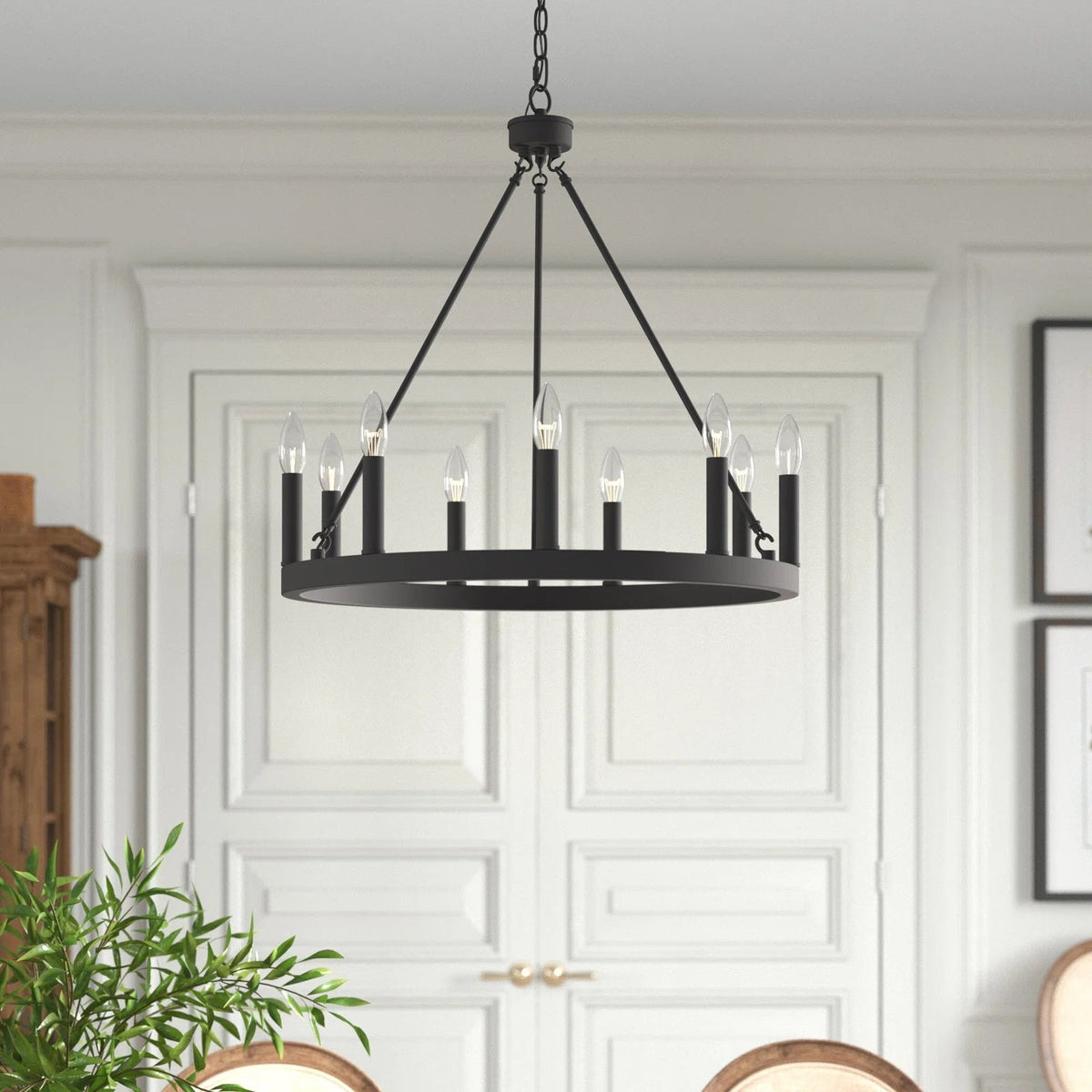 Mjolkuvyo modern minimalistisch Metall Kronleuchter