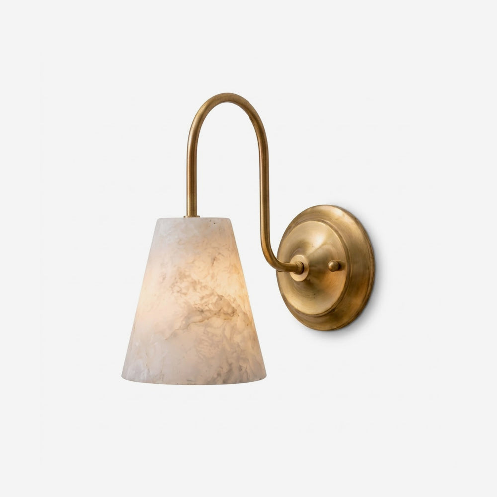 Bexstone Alabaster-Wandleuchte