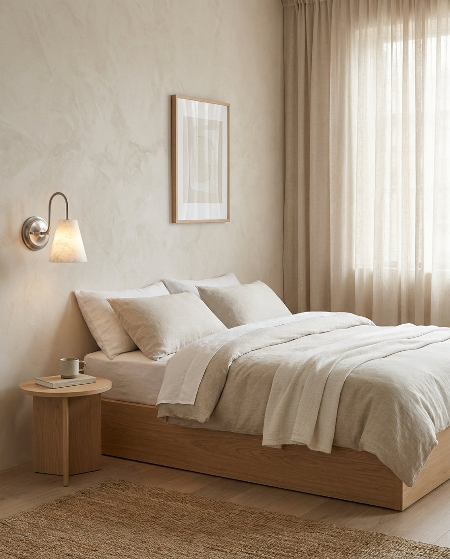 Bexstone Alabaster-Wandleuchte