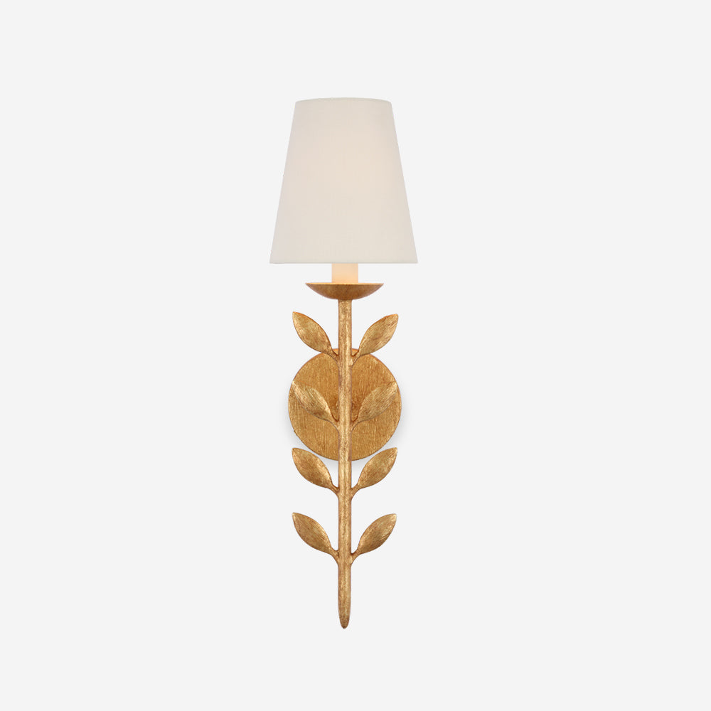Evoque Gold Leaf Wandleuchte