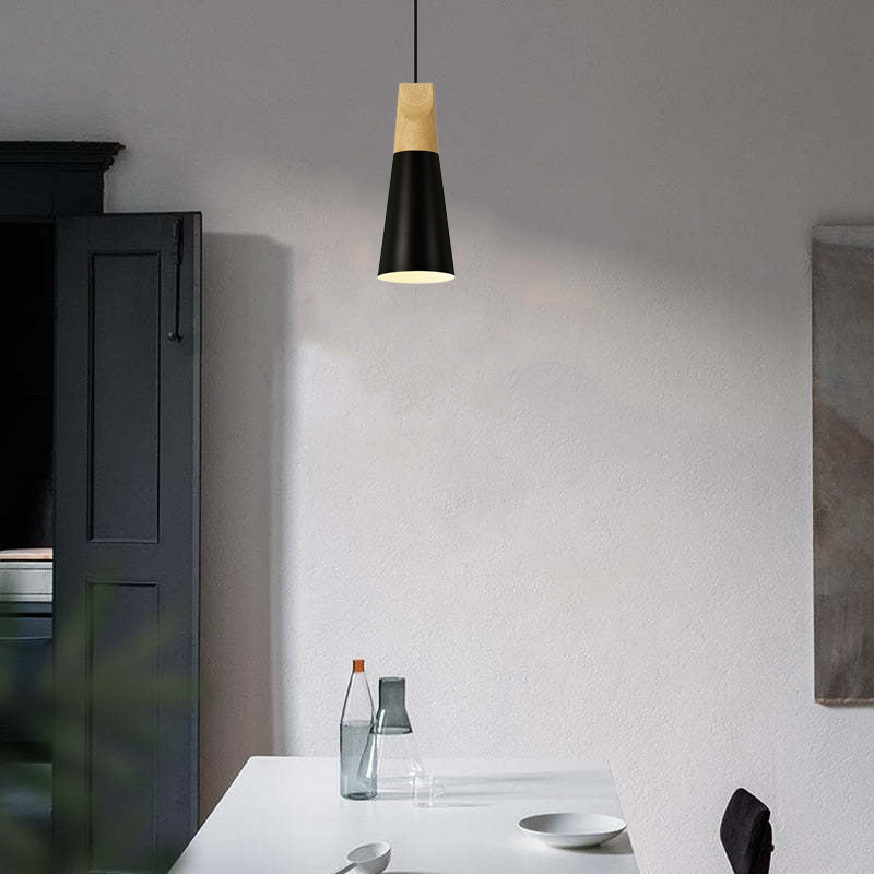 Valentina Modern LED Pendelleuchte Holz Metall Wohnzimmer Schlafzimmer