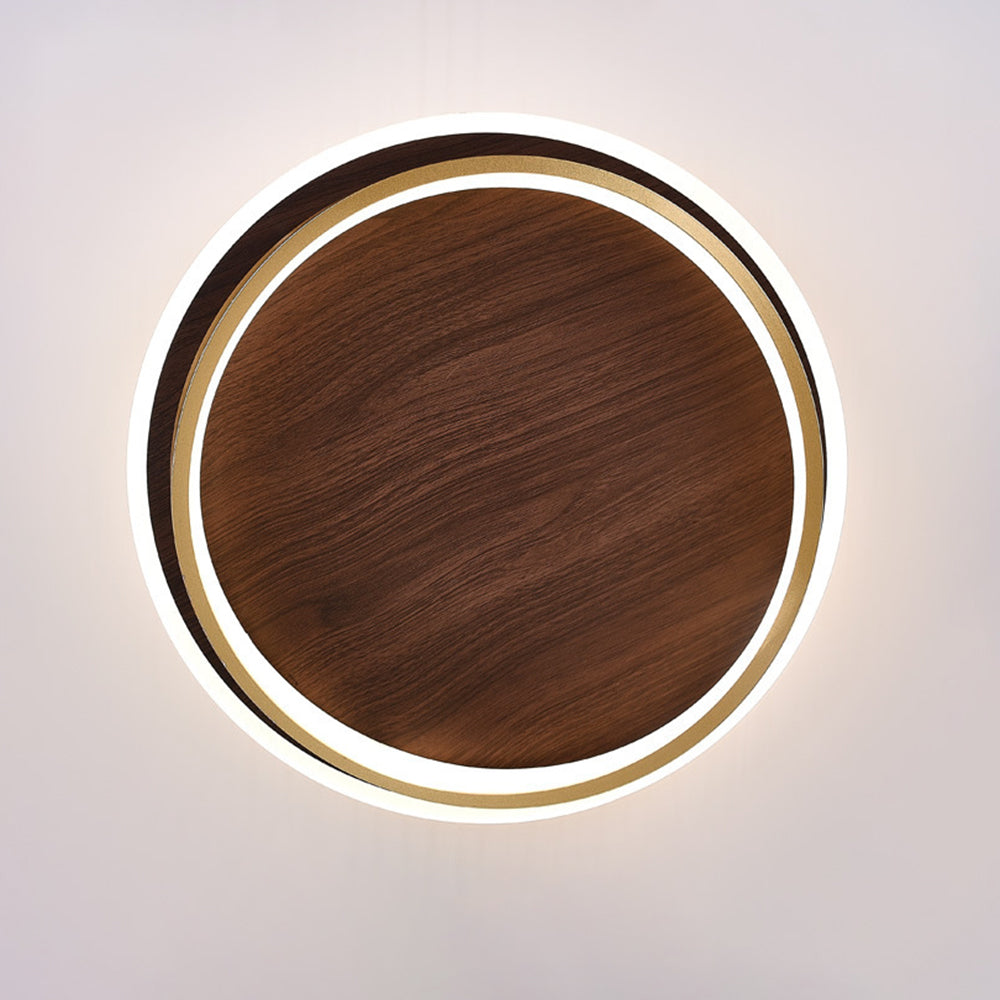 Arisha Modern Rund Dimmbare Deckenleuchte Gold Metall Acryl Schlafzimmer