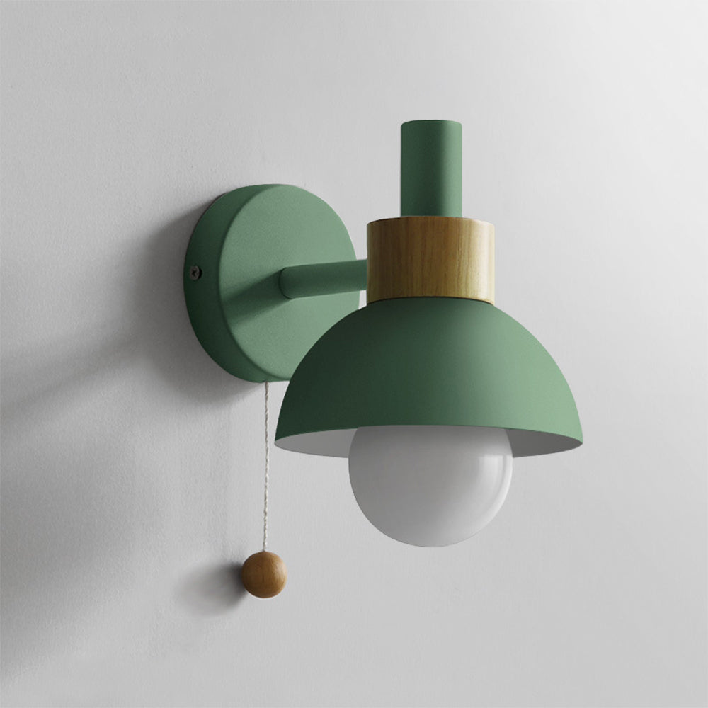 Valentina Modern LED Wandleuchte Metall Glas Schlafzimmer Weiß/Gelb/Rosa/Grün