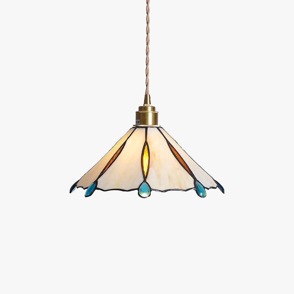 Arisha Vintage Pendelleuchte Metall/Glas Schlafzimmer/Wohnzimmer/Flur