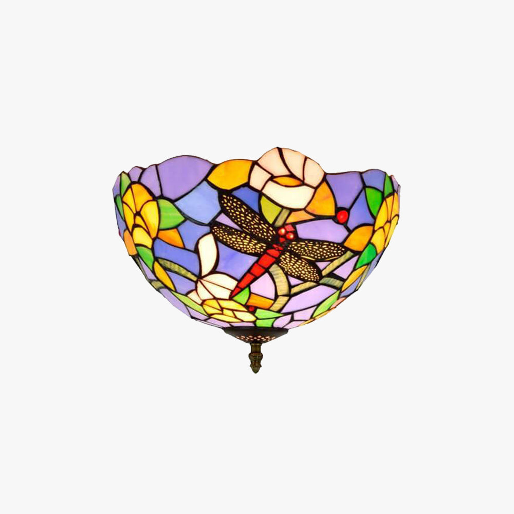 Arisha Vintage Deckenleuchte Multicolor Glas Schlafzimmer