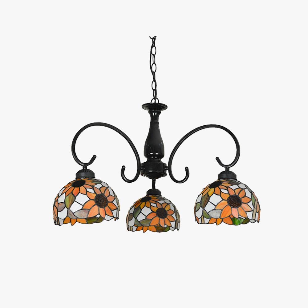 Arisha Modern LED Kronleuchter Mehrfarbig Metall/Glas Wohnzimmer