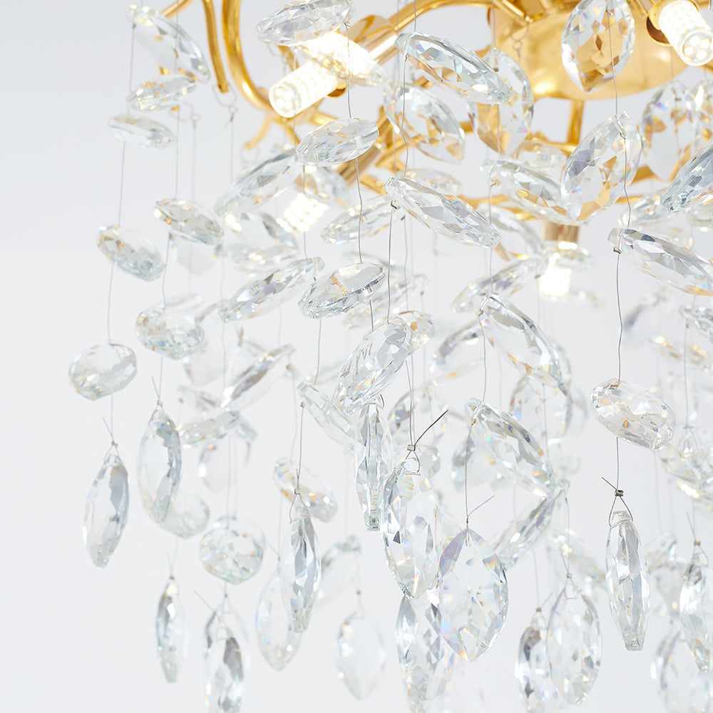 Kristy Kronleuchter Antiquität LED Gold Wohn/Schlafzimmer