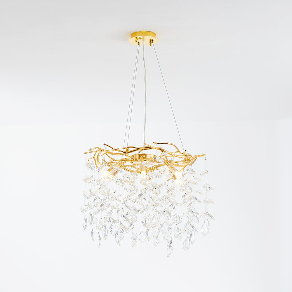 Kristy Kronleuchter Antiquität LED Gold Wohn/Schlafzimmer