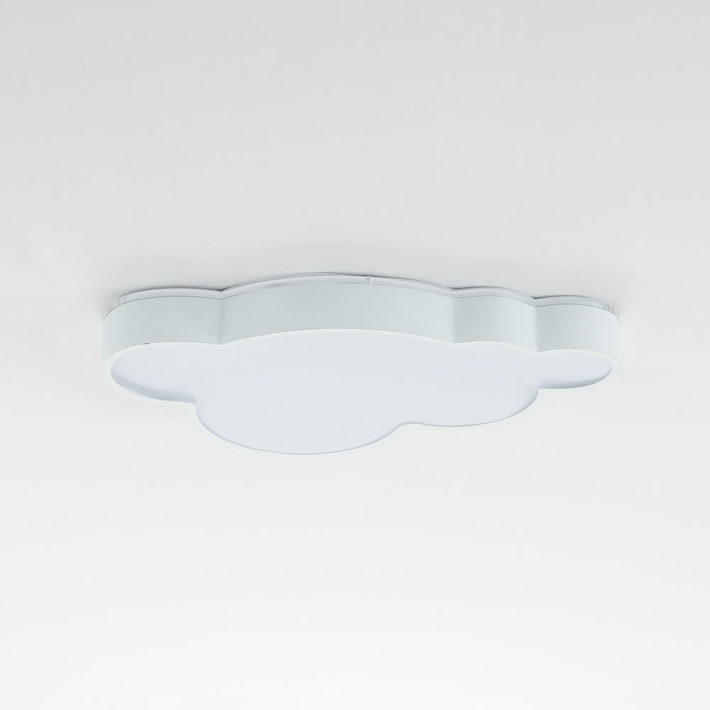 Aria Modern Flush Mount Wolke Deckenleuchte, Weiß, Metall, Schlafzimmer