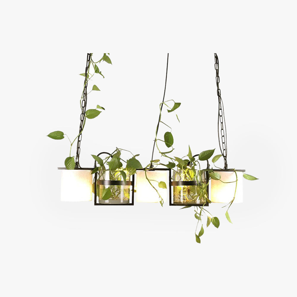 Ritta Design Zylinder LED Pendelleuchte Schwarz Wohn/Schlaf/Esszimmer Metall&Glas 90CM Lang
