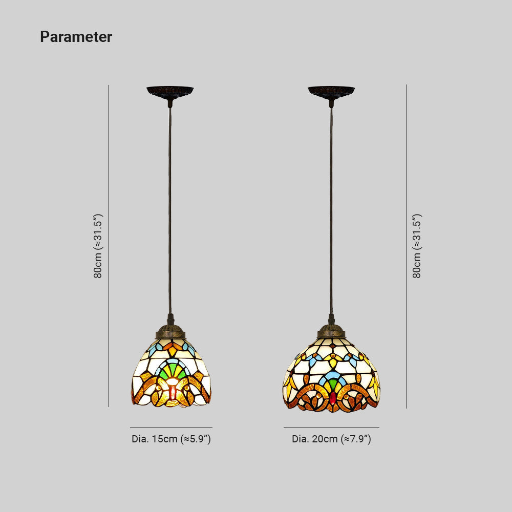 Silva Mehrfabig Pendelleuchte Glockenform, 6 Stil