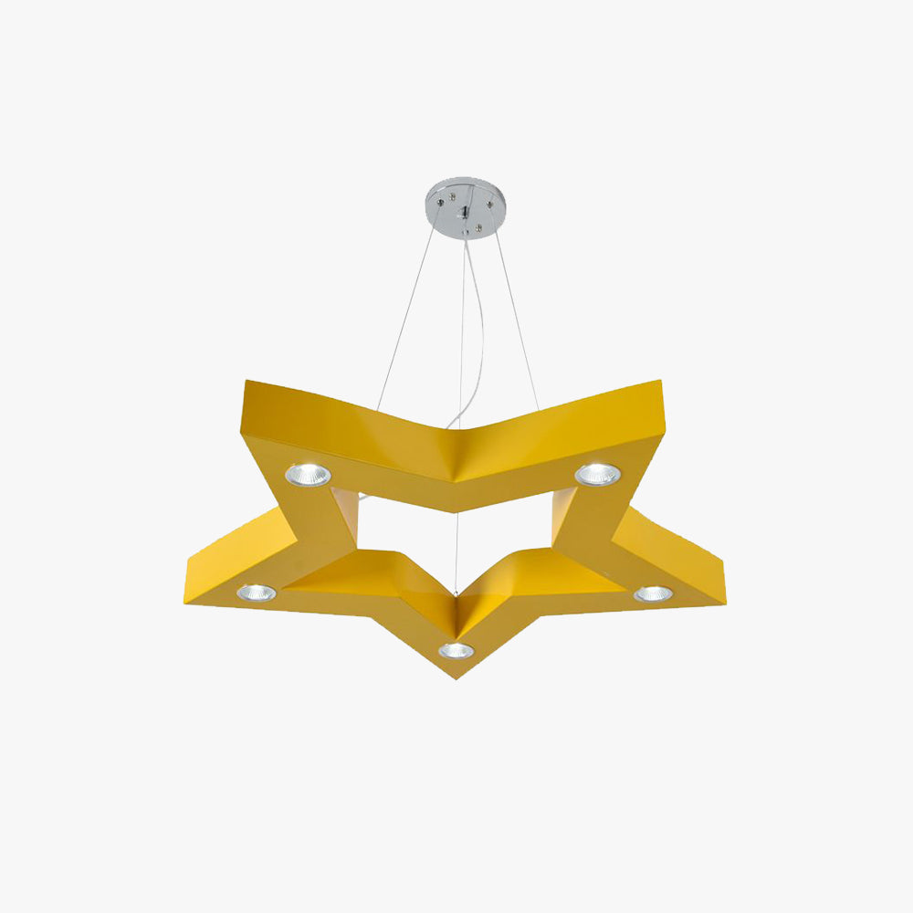 Aria Pendelleuchte Sterndesign, 4 Farben