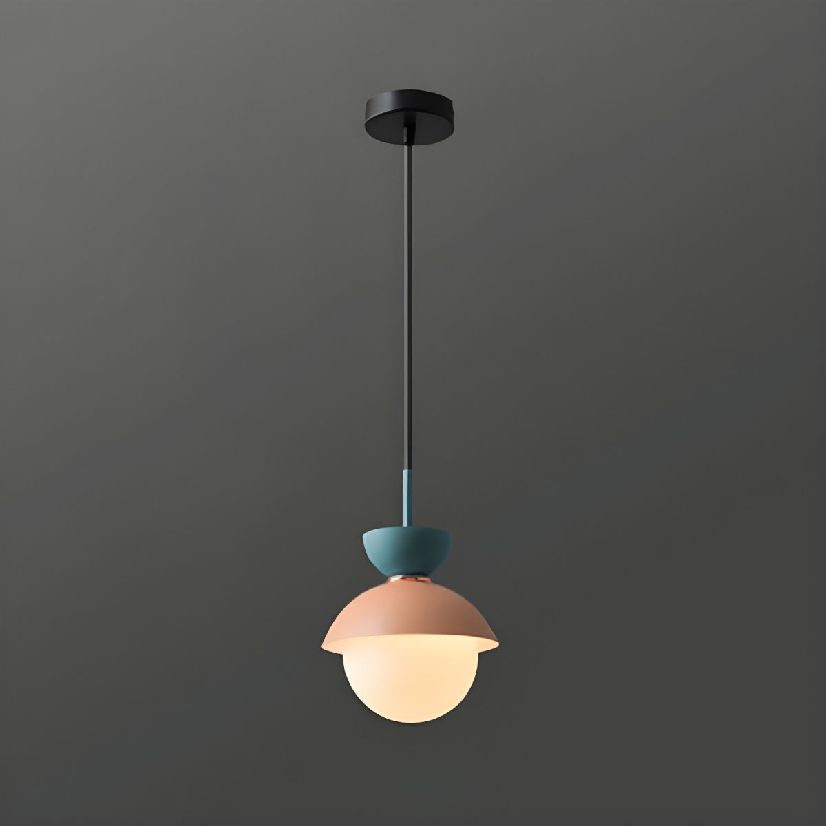 Arisha Nodic Pendelleuchte Weiß/Blau Schlafzimmer/Wohnzimmer