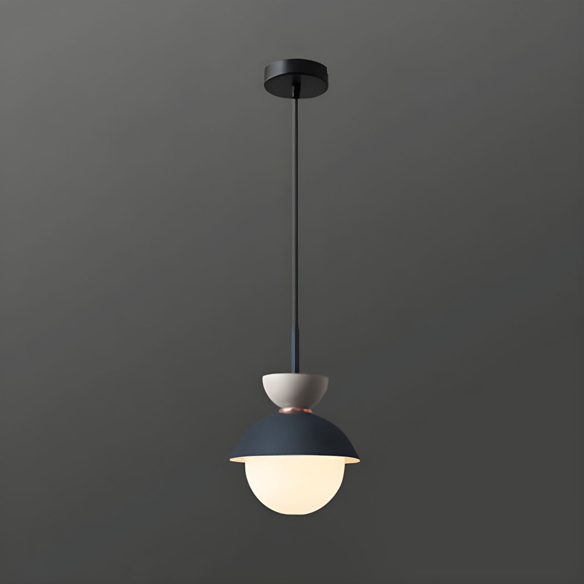Arisha Nodic Pendelleuchte Weiß/Blau Schlafzimmer/Wohnzimmer