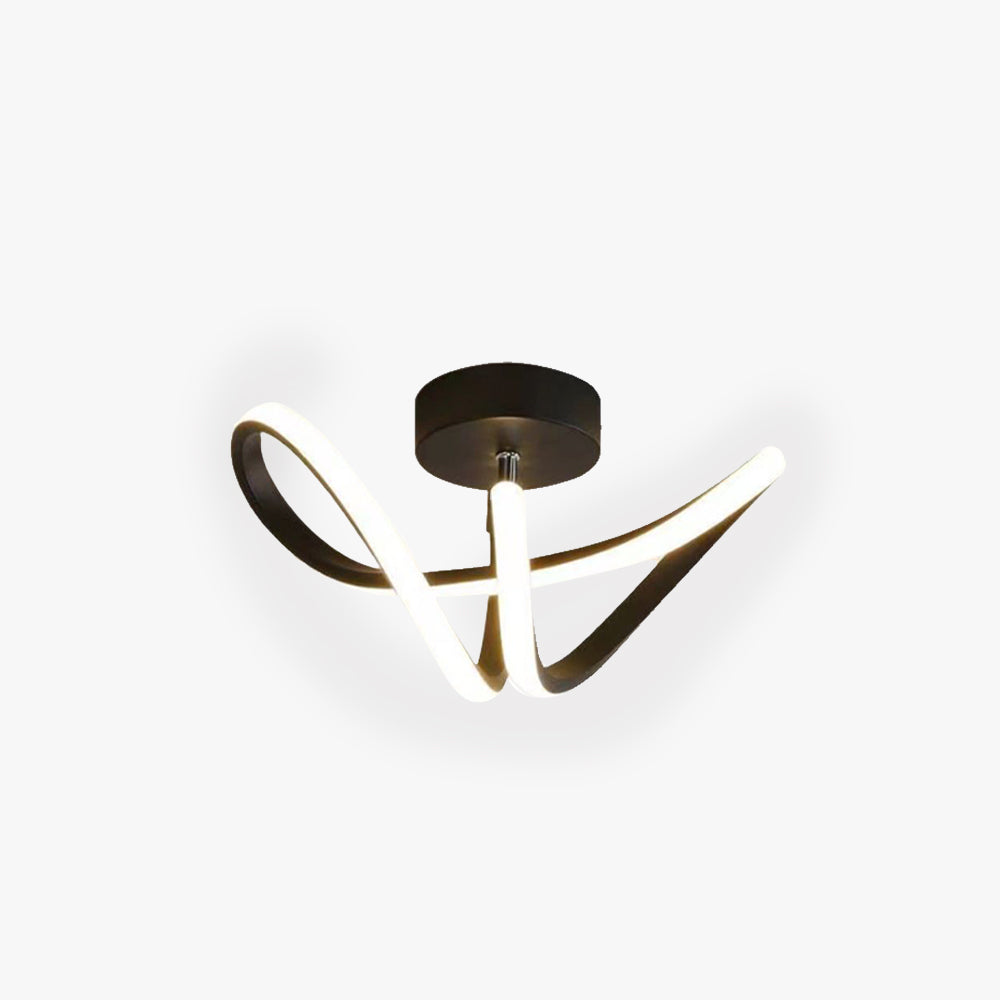 Arisha Design LED Deckenleuchte Schwarz/Gold Esszimmer/Wohnzimmer