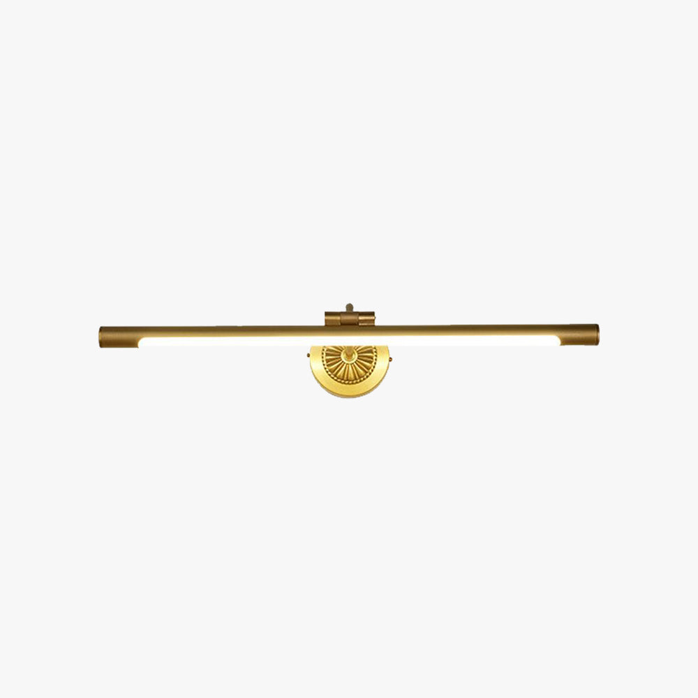 Arisha Modern Linear LED Wandleuchte Gold Badezimmer Metall AcrylGrößen 43/56cm