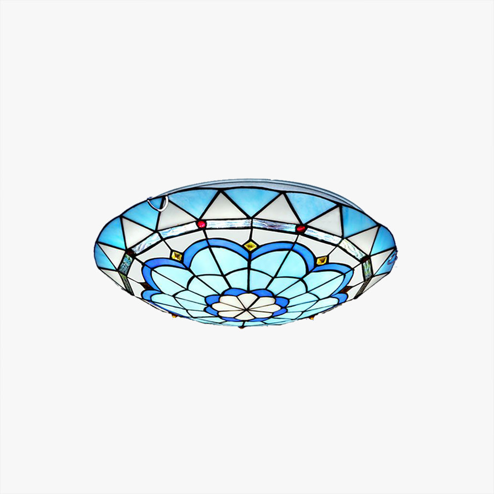 Arisha LED Deckenleuchte Schlaf/Wohnzimmer Flur Bunte Glas