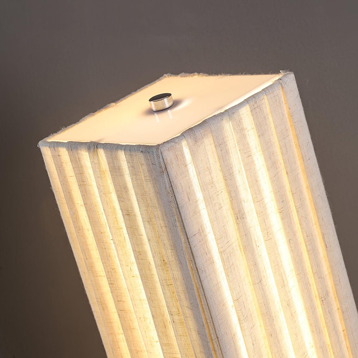 Vesolyre Japandi Stoff-Stehleuchte Beige