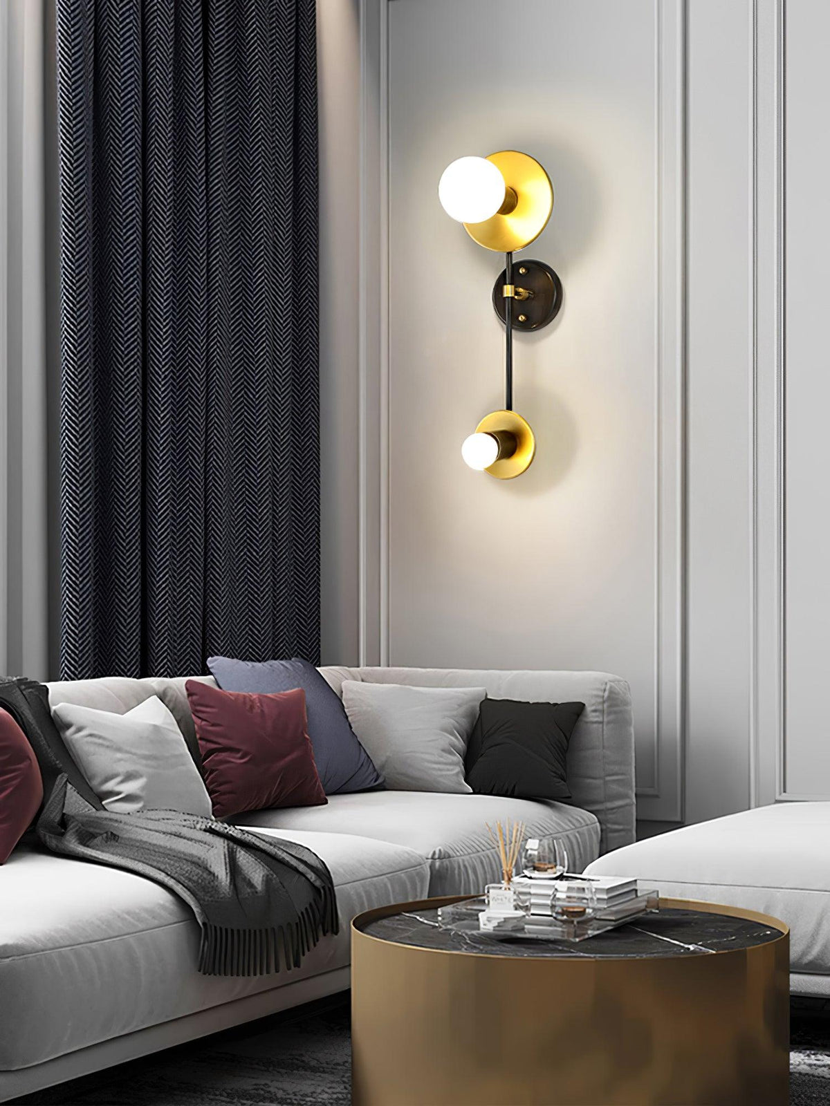 Balance Premium Elegance Skala Marmor Wandleuchte