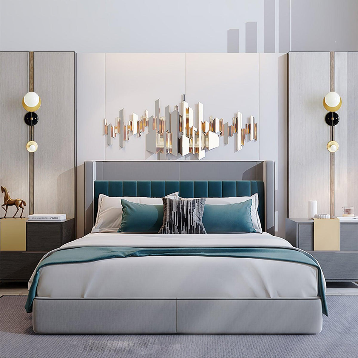 Balance Premium Elegance Skala Marmor Wandleuchte