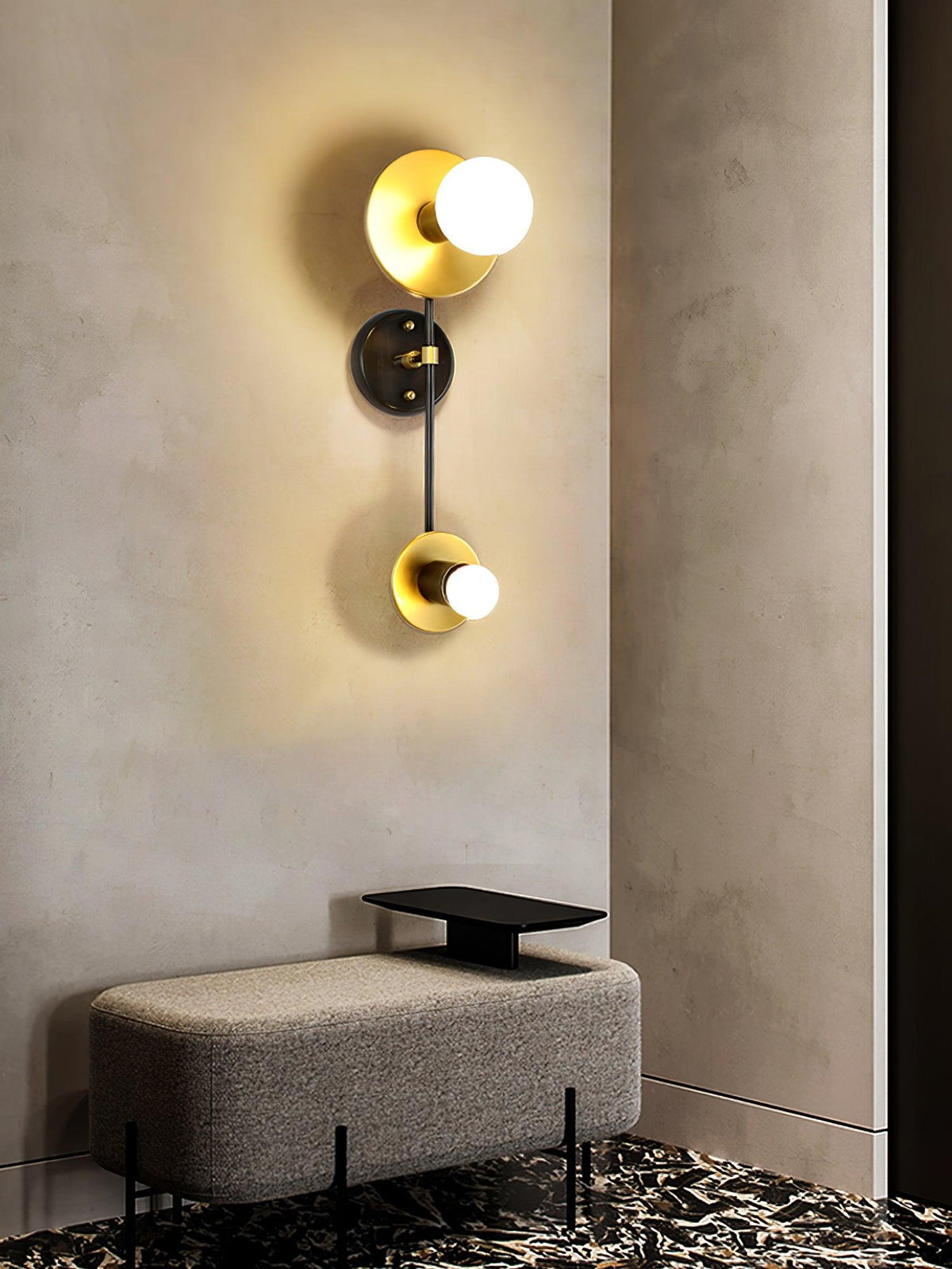 Balance Premium Elegance Skala Marmor Wandleuchte