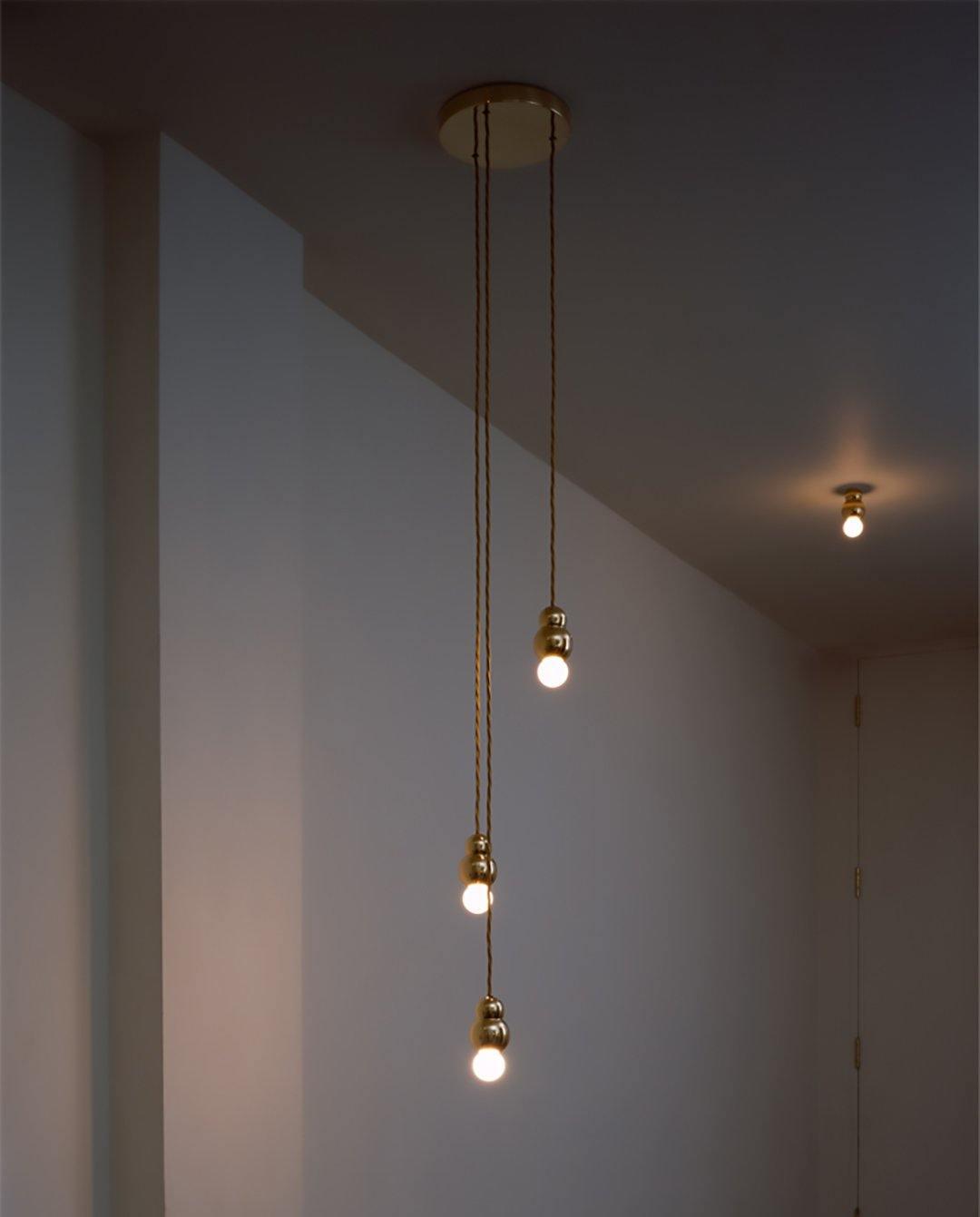 Bubbly moderne Pendelleuchte aus Glas