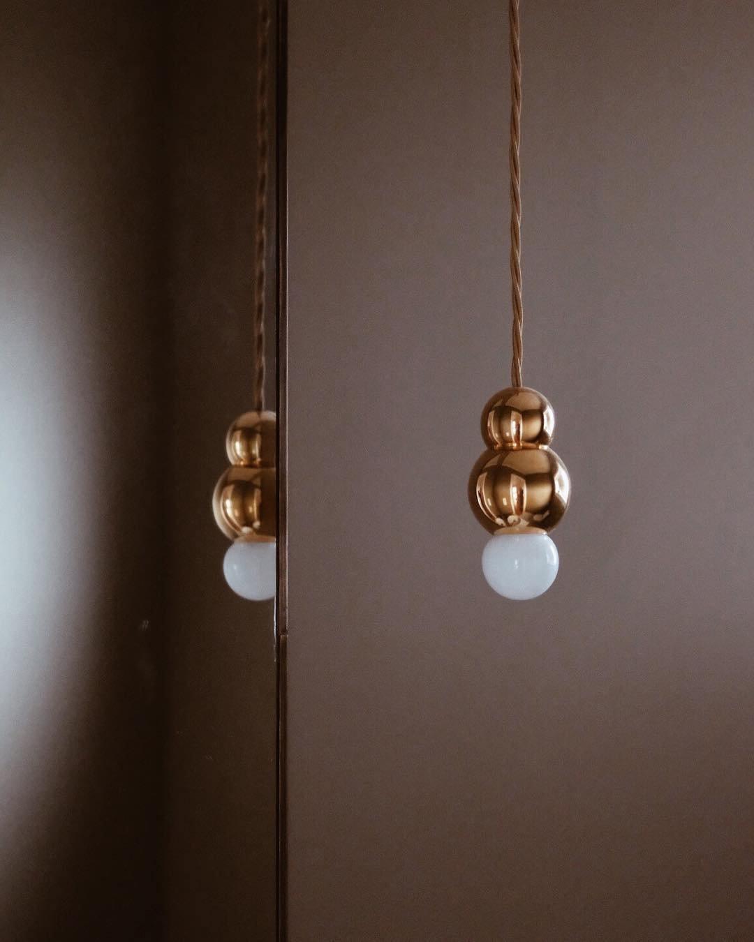 Bubbly moderne Pendelleuchte aus Glas