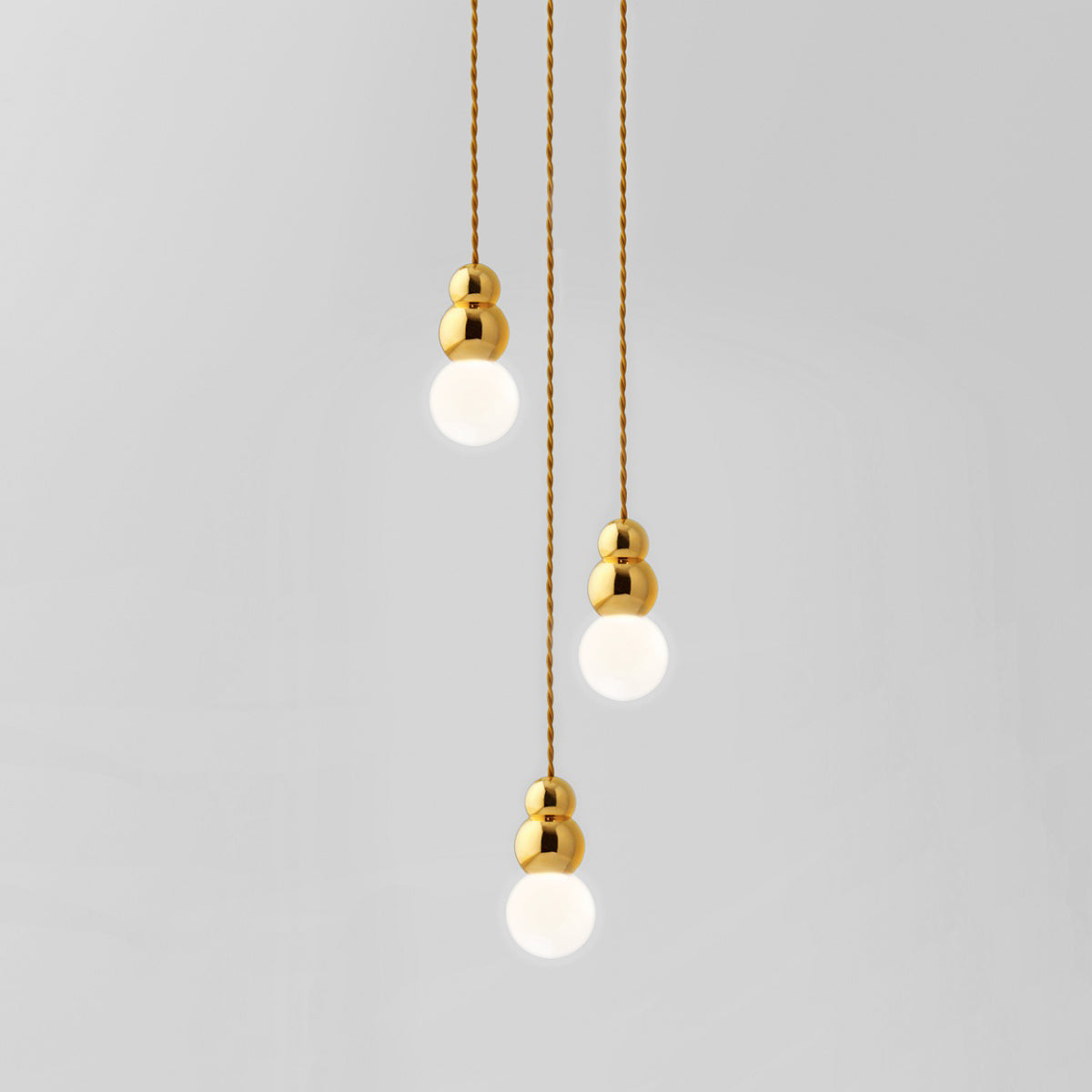 Bubbly moderne Pendelleuchte aus Glas