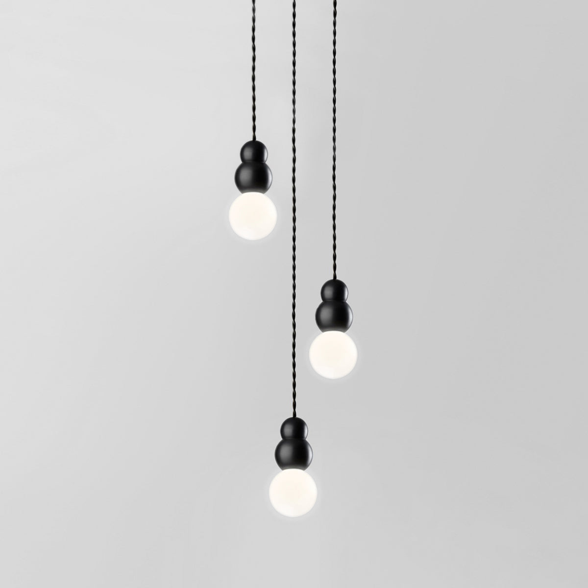 Bubbly moderne Pendelleuchte aus Glas
