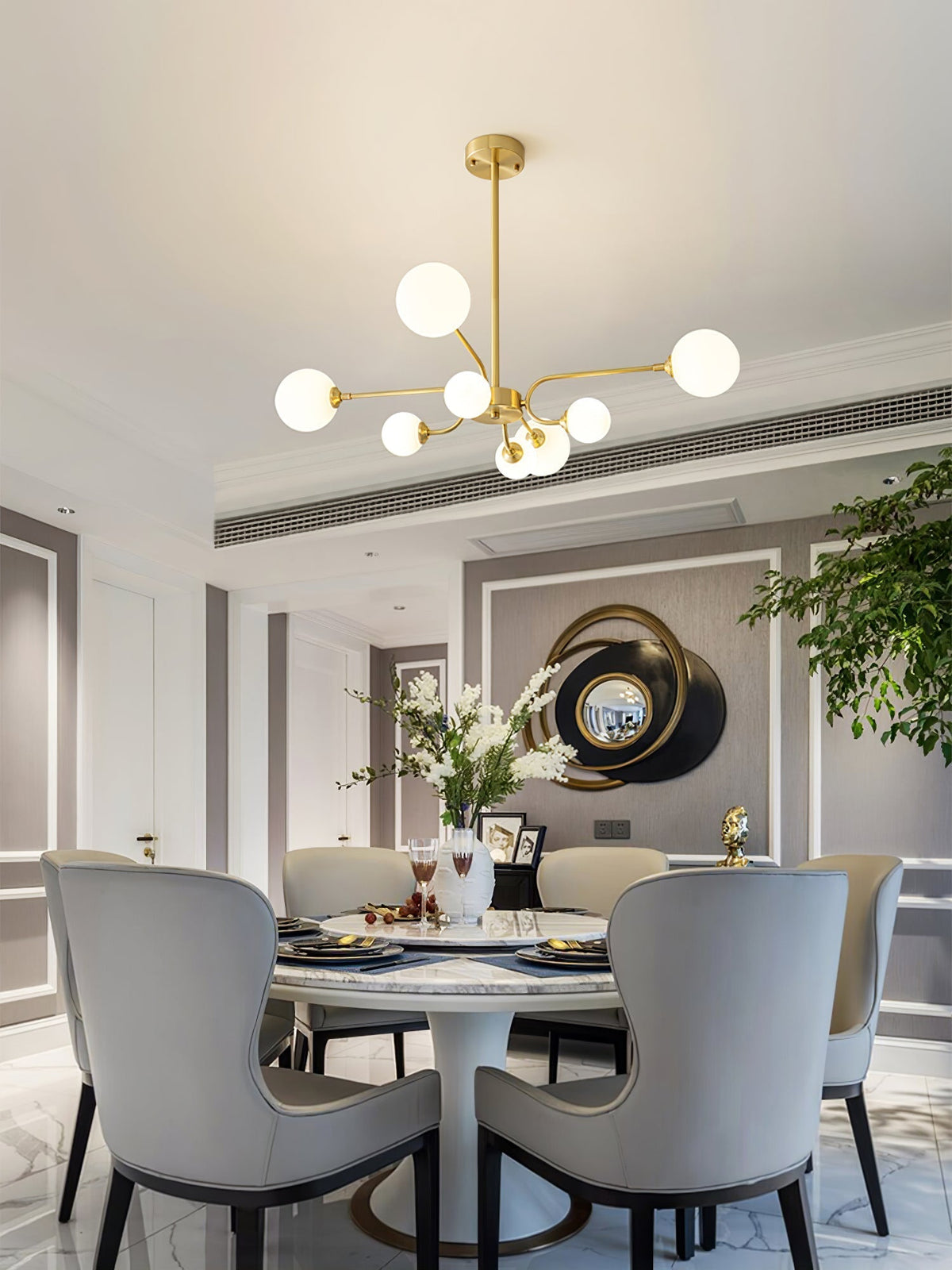 Wace Kronleuchter Kugelarm modern