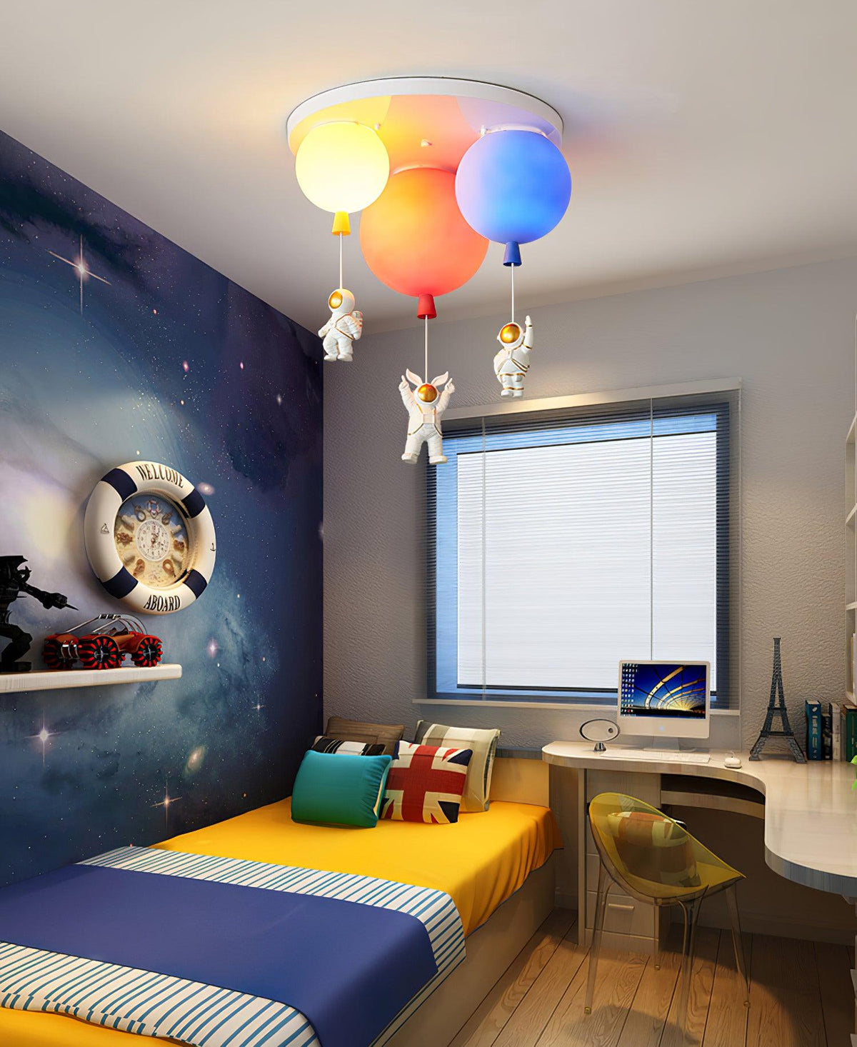 Gorvin Deckenleuchte Frosted Balloon Kombination
