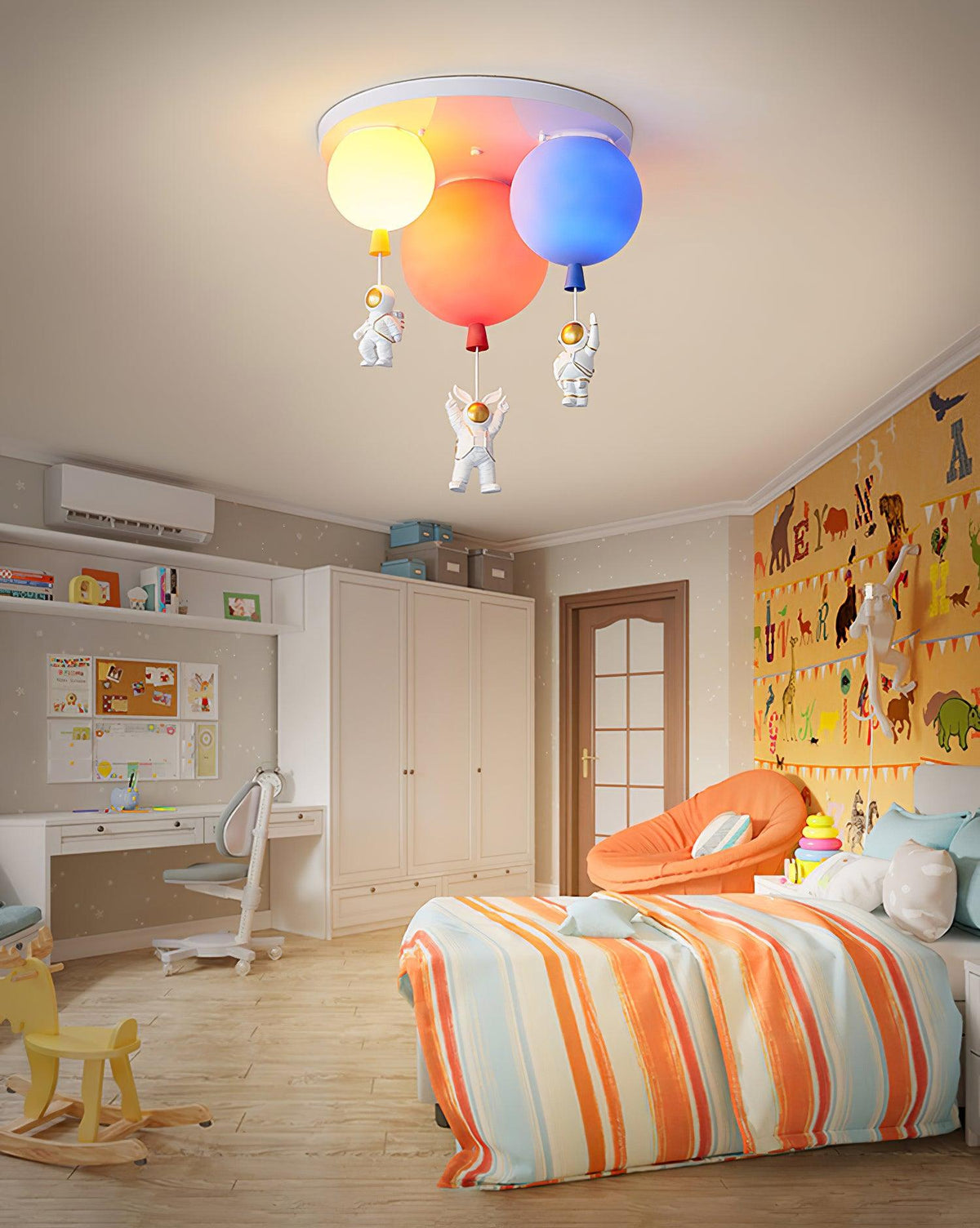 Gorvin Deckenleuchte Frosted Balloon Kombination