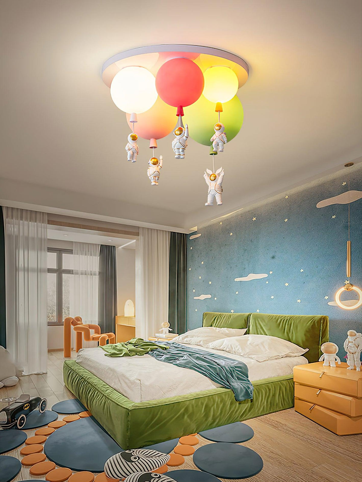 Gorvin Deckenleuchte Frosted Balloon Kombination