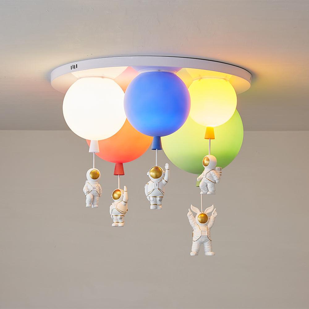 Gorvin Deckenleuchte Frosted Balloon Kombination