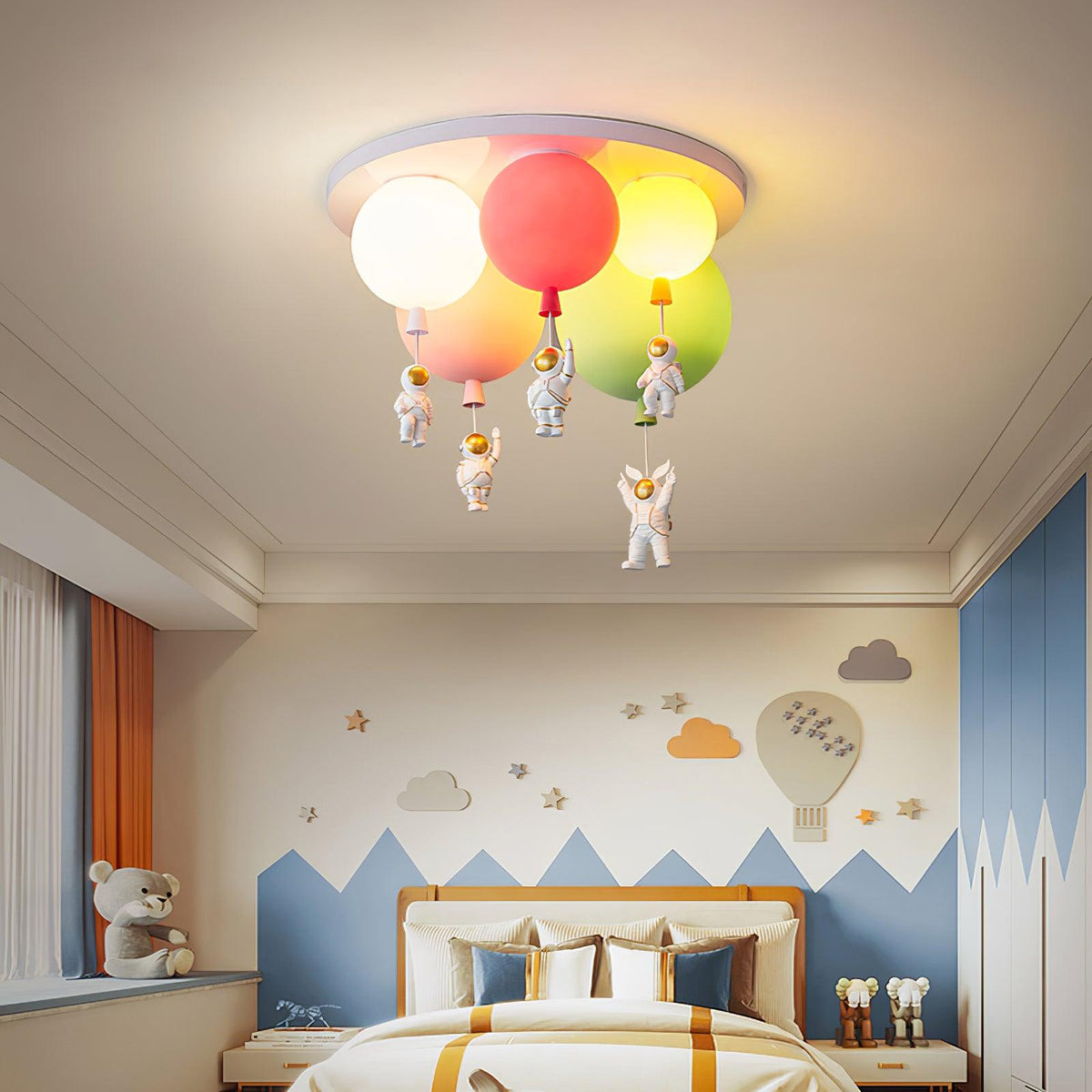 Gorvin Deckenleuchte Frosted Balloon Kombination
