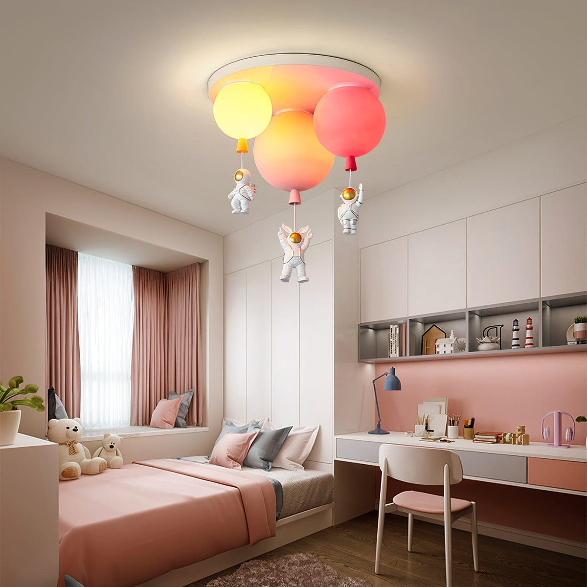 Gorvin Deckenleuchte Frosted Balloon Kombination