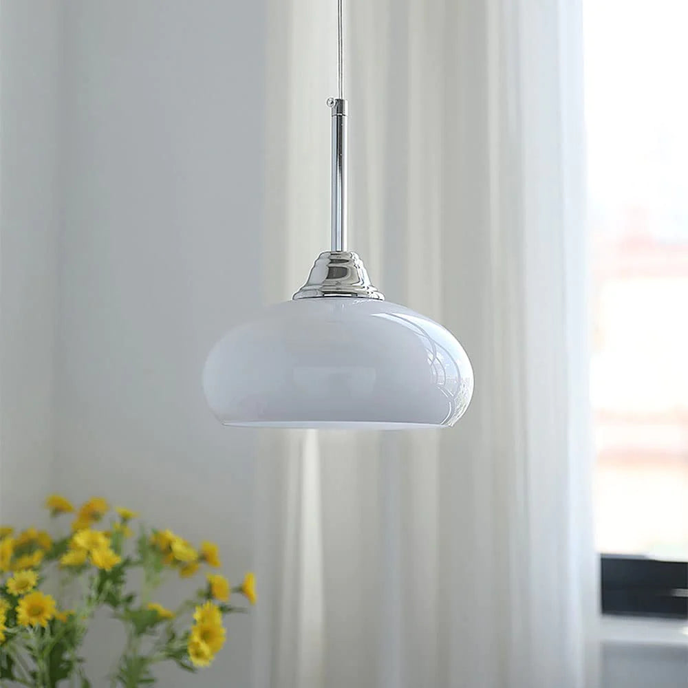 Valentina Einfach LED Pendelleuchte Glas Metall Schlafzimmer
