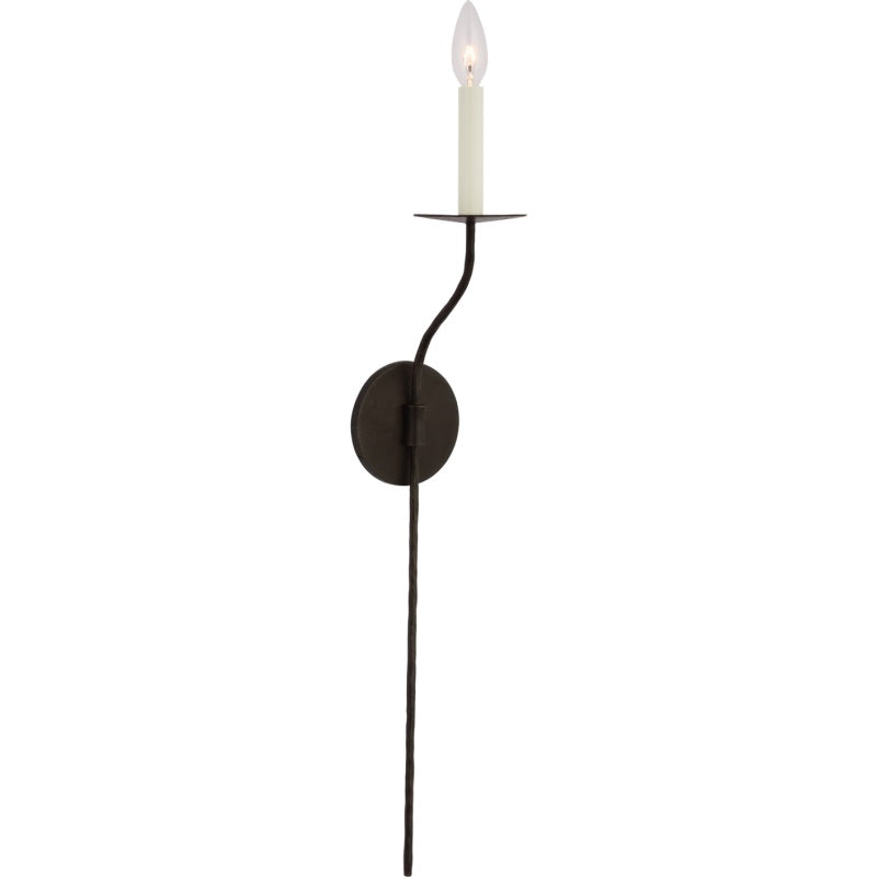 Eirikuvyh zeitgenössische minimalistische Vintage-Industrie-Wandleuchte aus Metall